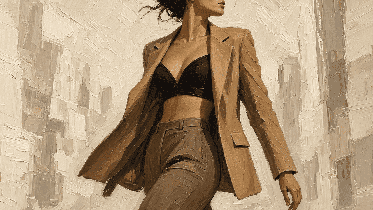 Bra + blazer: look gây tranh cãi nhưng rất chic — khung 3